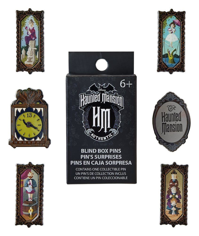 Disney by Loungefly Ansteck-Pins Blind Box Haunted Maison Sortiment (12)