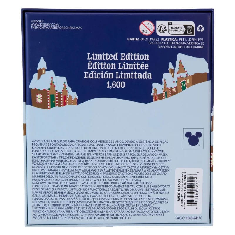 Nightmare Before Christmas by Loungefly Ansteck-Pins Christmas Town Carousel 3" Limited Edition 8 cm