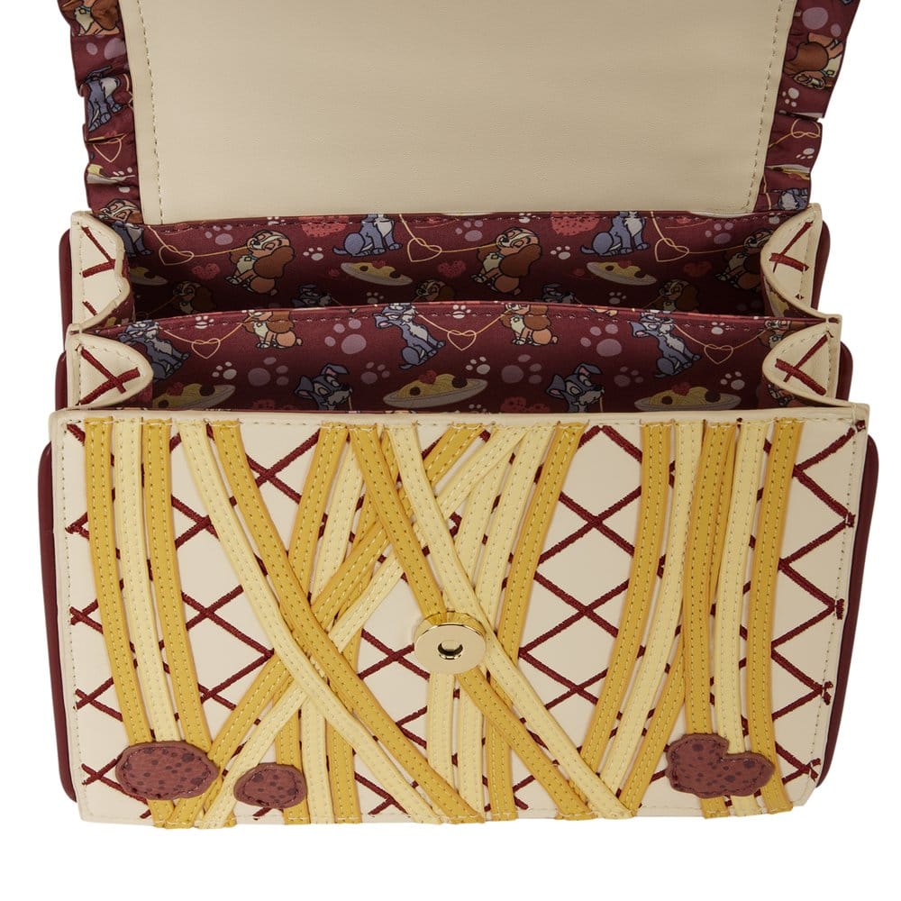 Disney by Loungefly Umhängetasche Lady & the Tramp Spaghetti Dinner