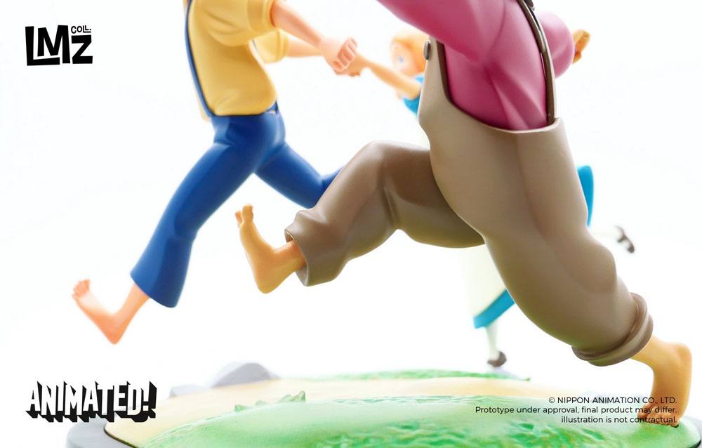 Tom Sawyers Abenteuer Animated! Statue Tom, Huck & Becky 23 cm