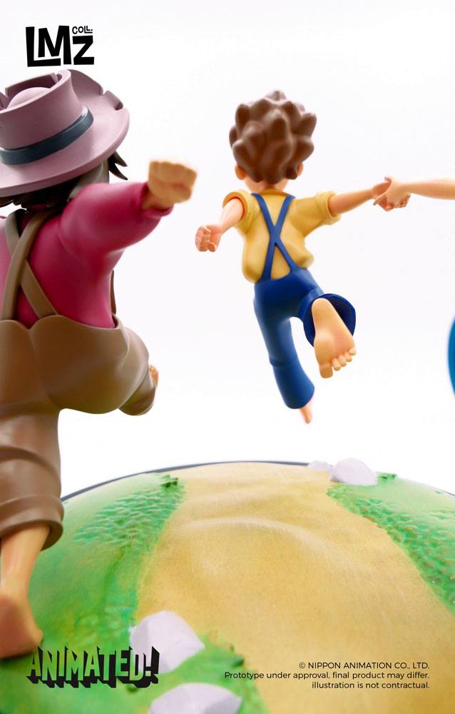 Tom Sawyers Abenteuer Animated! Statue Tom, Huck & Becky 23 cm
