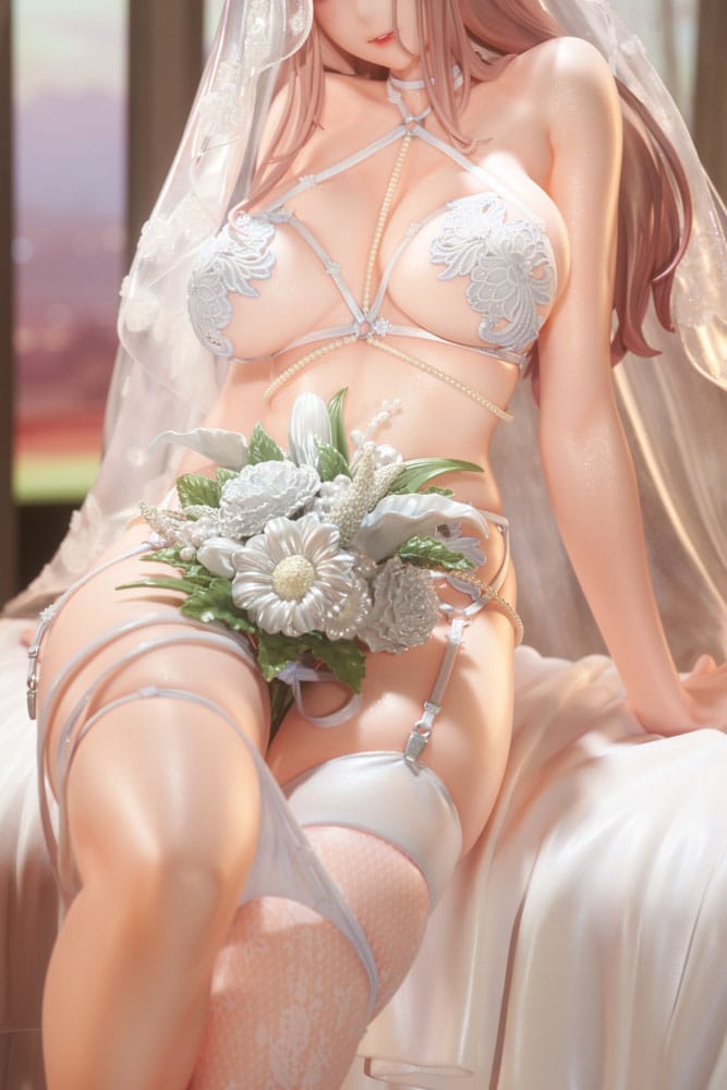 Original Illustration PVC Statue 1/4 Marry me Illustrated by LOVECACAO Bonus Inclusive Limited Edition 31 cm