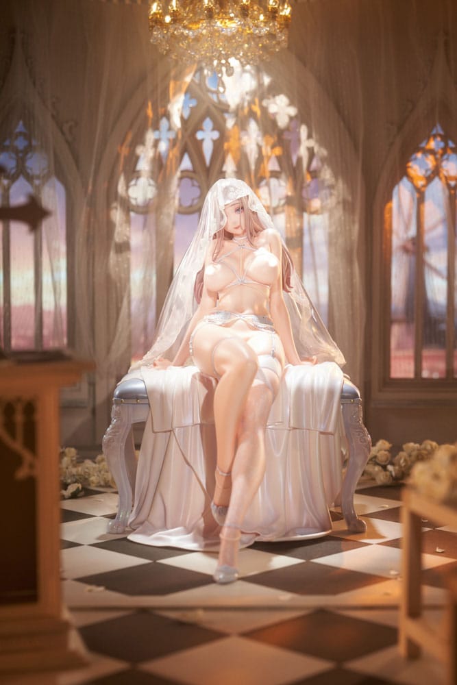 Original Illustration PVC Statue 1/4 Marry me Illustrated by LOVECACAO Bonus Inclusive Limited Edition 31 cm