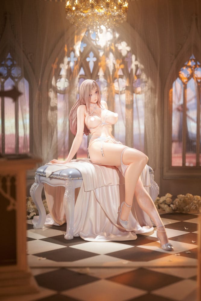 Original Illustration PVC Statue 1/4 Marry me Illustrated by LOVECACAO Bonus Inclusive Limited Edition 31 cm