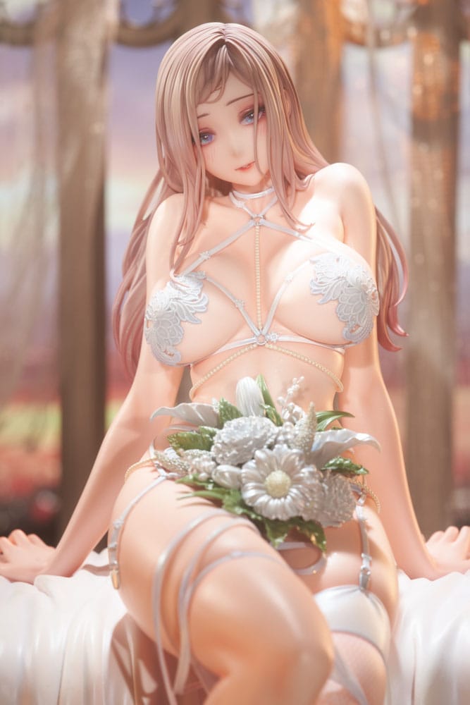 Original Illustration PVC Statue 1/4 Marry me Illustrated by LOVECACAO Bonus Inclusive Limited Edition 31 cm