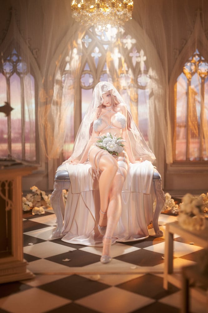 Original Illustration PVC Statue 1/4 Marry me Illustrated by LOVECACAO Bonus Inclusive Limited Edition 31 cm