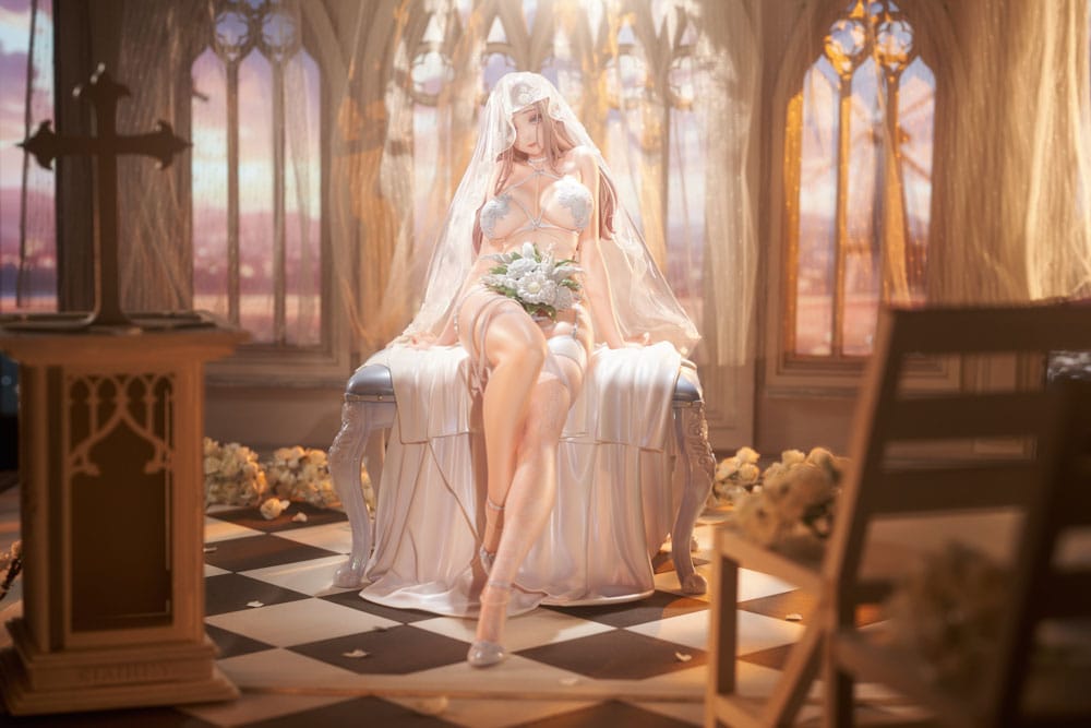 Original Illustration PVC Statue 1/4 Marry me Illustrated by LOVECACAO Bonus Inclusive Limited Edition 31 cm