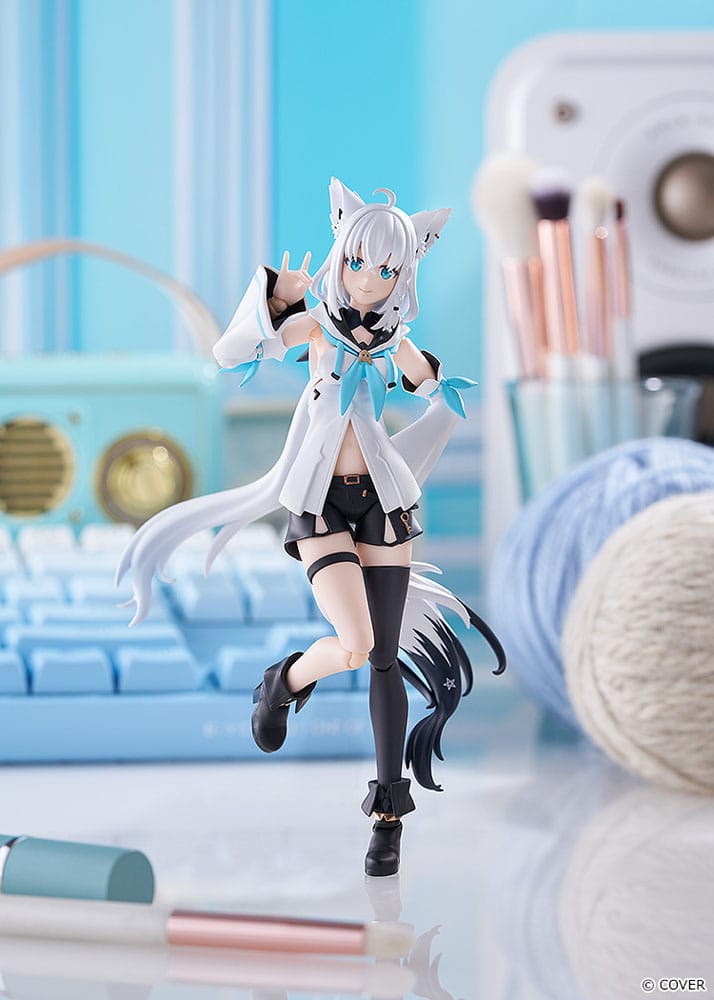 Hololive Production Figma Actionfigur Shirakami Fubuki 15 cm