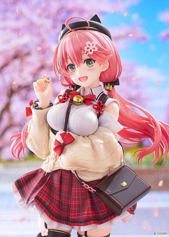 Hololive Production PVC Figur 1/7 Sakura Miko: Date Style - Casual Outfit Ver. 24 cm
