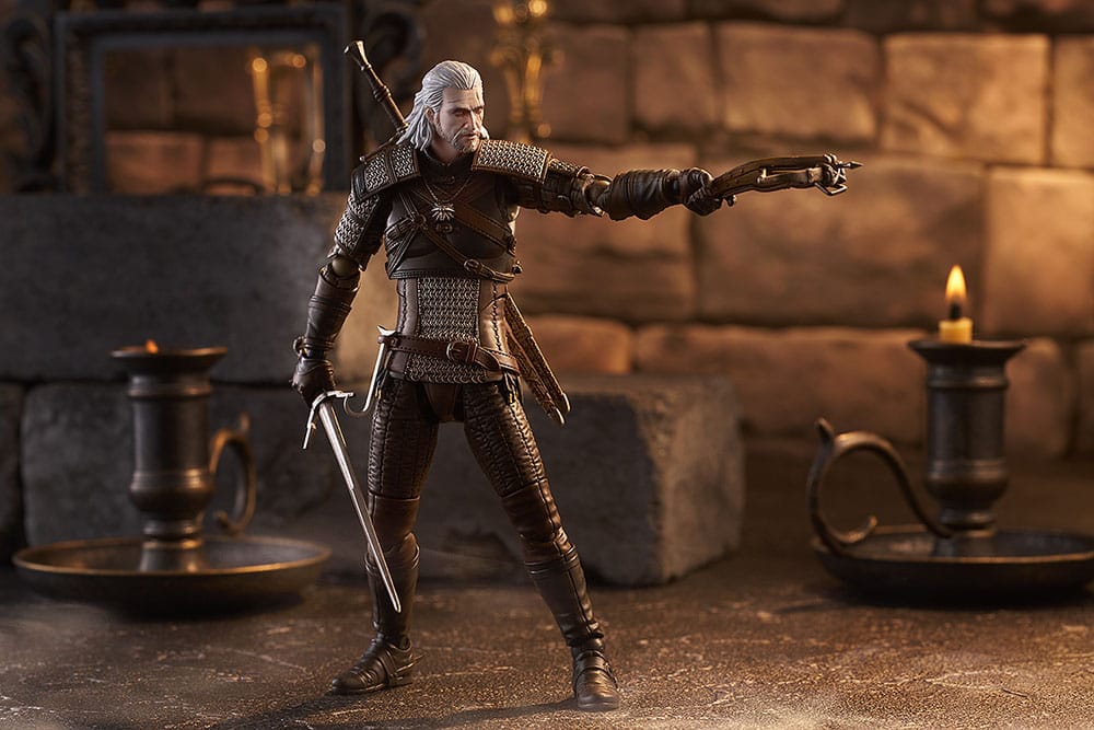 The Witcher 3: Wild Hunt Figma Actionfigur Geralt 16 cm
