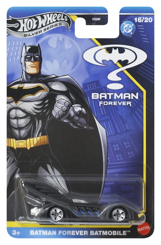 Batman Hot Wheels Silver Series Die-Cast Fahrzeuge 1/64 979R Sortiment (24)