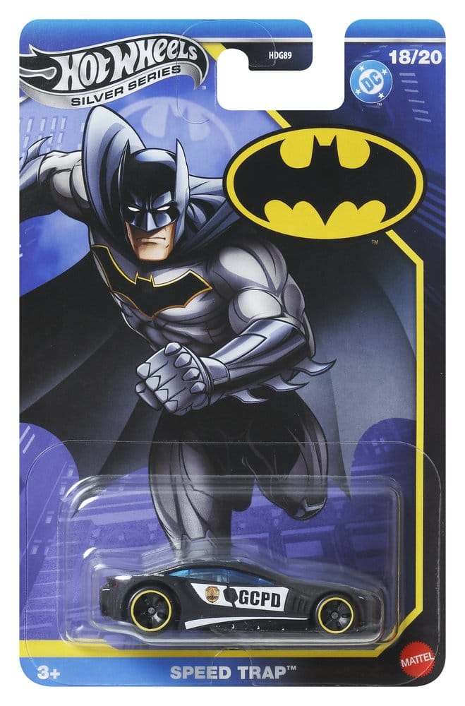 Batman Hot Wheels Silver Series Die-Cast Fahrzeuge 1/64 979R Sortiment (24)