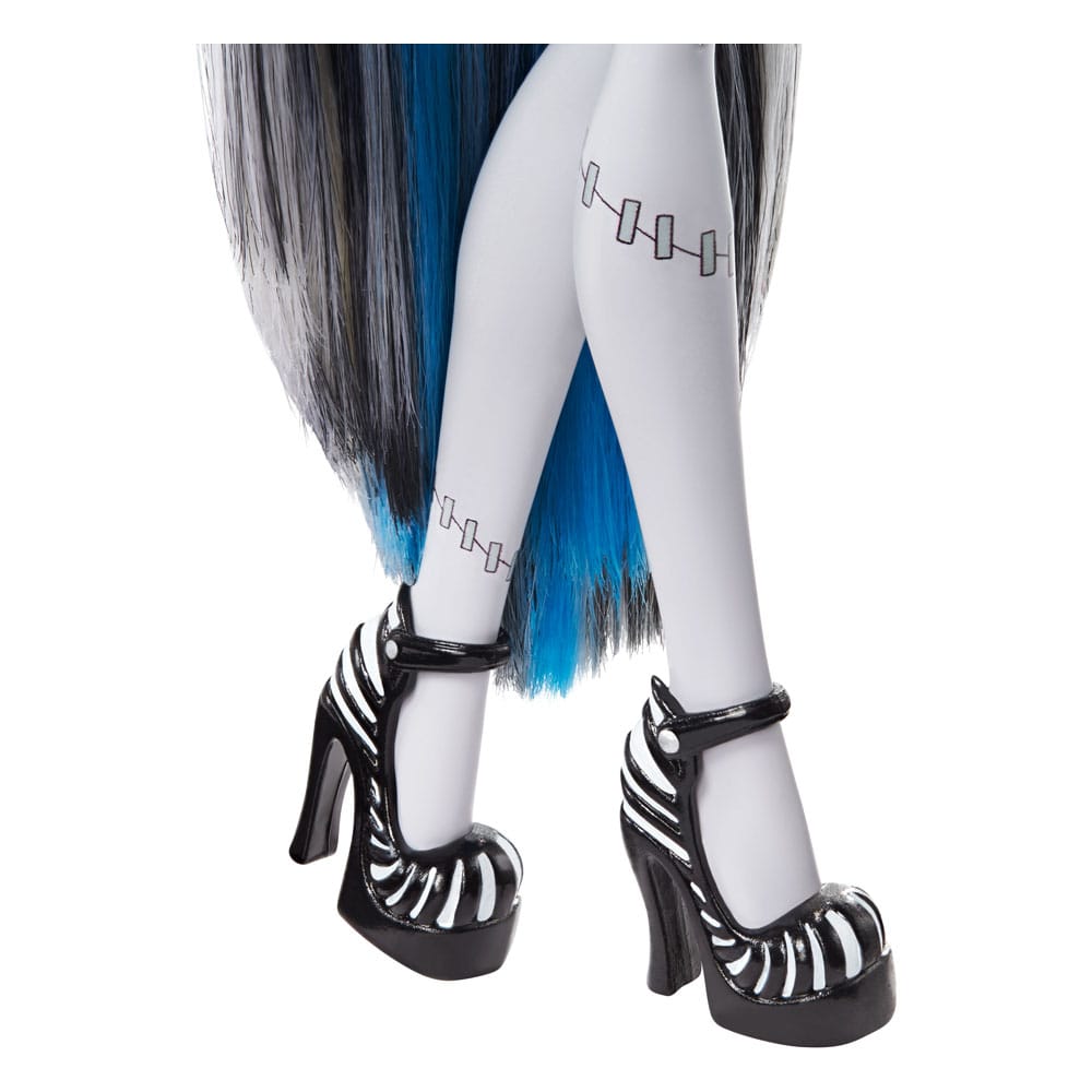 Monster High Reel Drama Puppe Frankie Stein Frankie Stein in Schwarzweiß