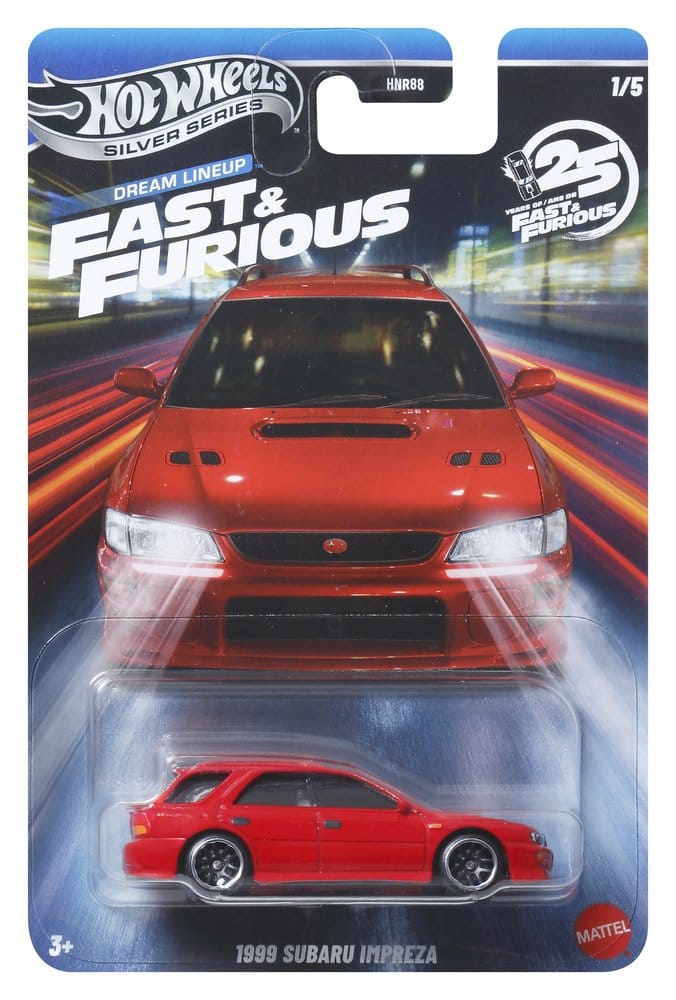 Fast & Furious Hot Wheels Silver Series Die-Cast Fahrzeuge 1/64 979N Sortiment (24)