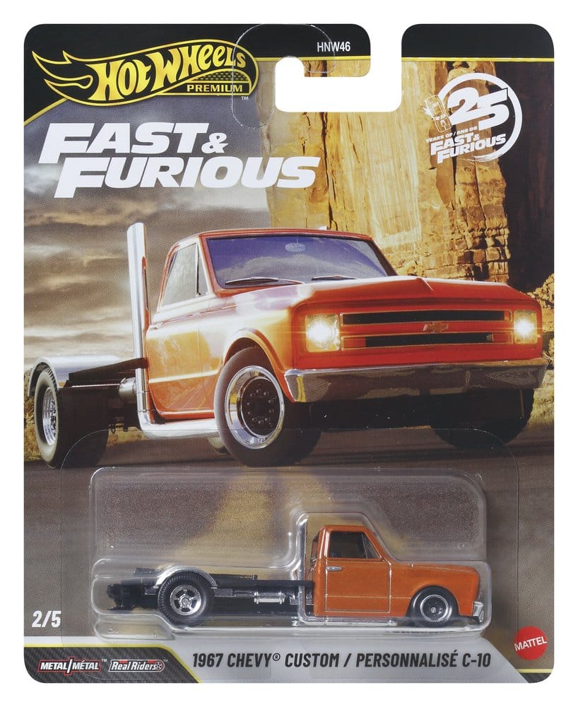 Fast & Furious Hot Wheels Premium Die-Cast Fahrzeuge 1/64 979P Sortiment (10)