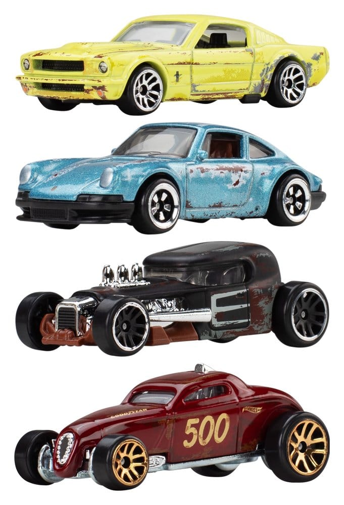 Hot Wheels Silver Series Die-Cast Fahrzeuge 1/64 Vintage 979K Sortiment (10)
