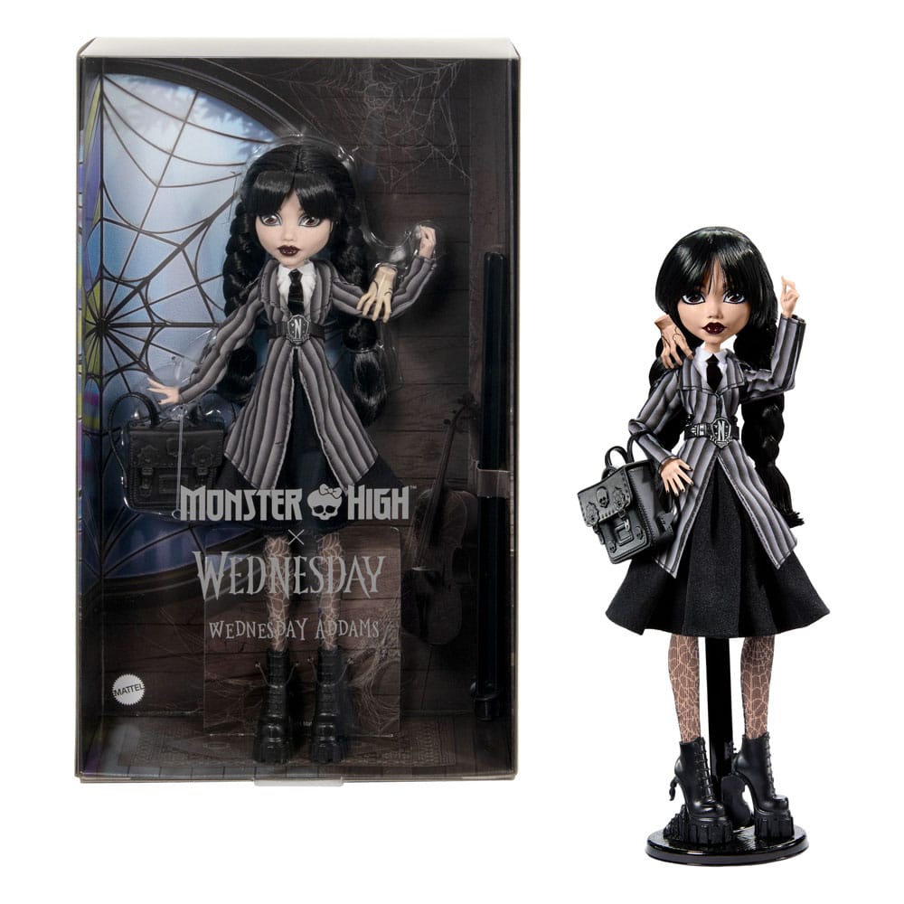 Monster High x Wednesday Puppe Wednesday Addams