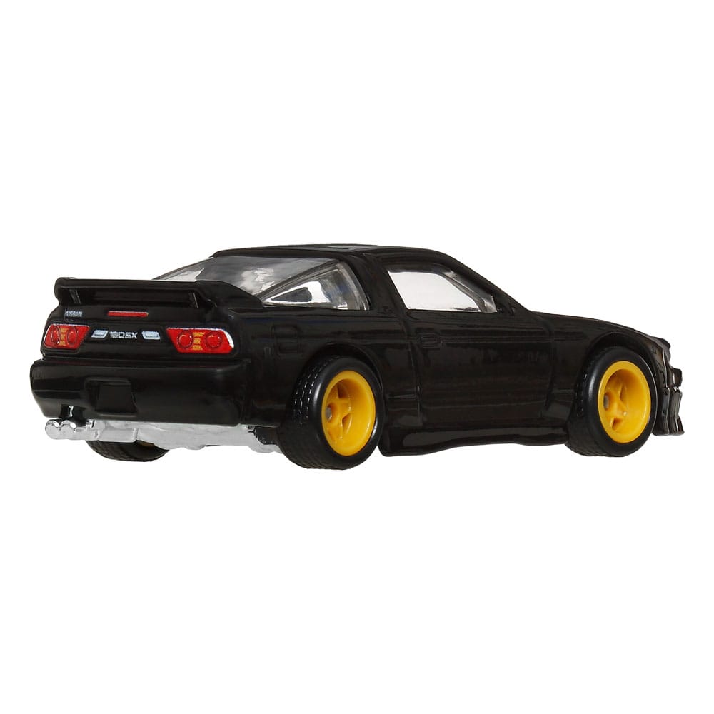 Hot Wheels Premium Car Culture Diecast Modellautos 2er-Pack 1/64 '96 Nissan 180SX Type X & Nissan SilEighty