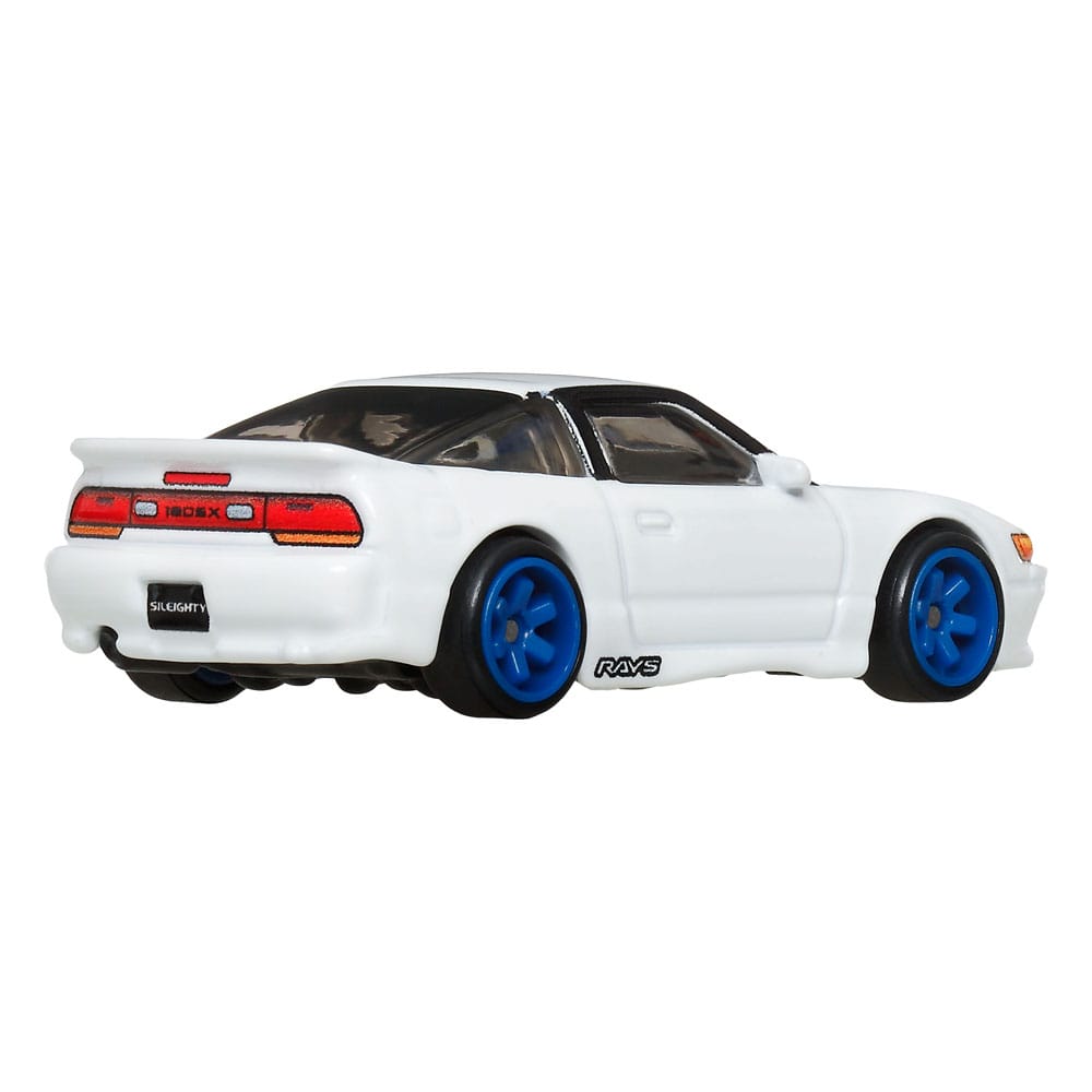 Hot Wheels Premium Car Culture Diecast Modellautos 2er-Pack 1/64 '96 Nissan 180SX Type X & Nissan SilEighty