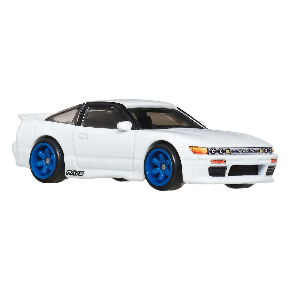 Hot Wheels Premium Car Culture Diecast Modellautos 2er-Pack 1/64 '96 Nissan 180SX Type X & Nissan SilEighty