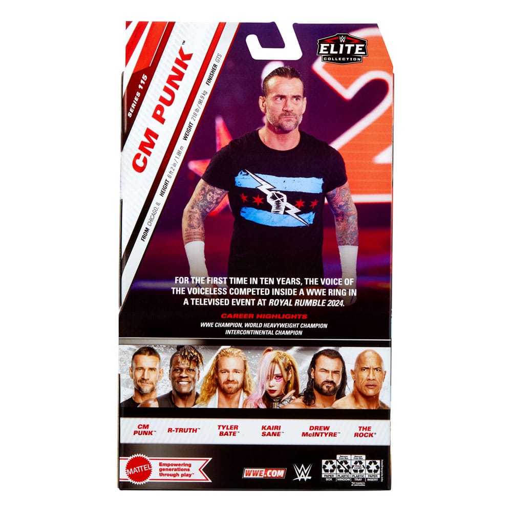 WWE Elite Collection Actionfigur CM Punk 15 cm