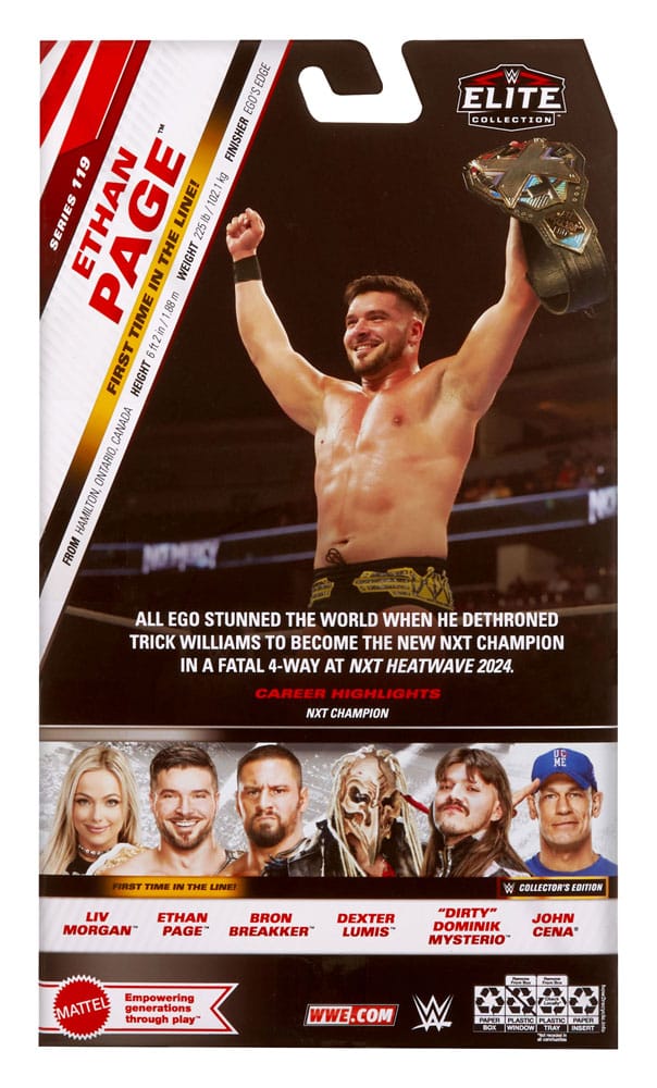 WWE Elite Collection Actionfigur Ethan Page 15 cm