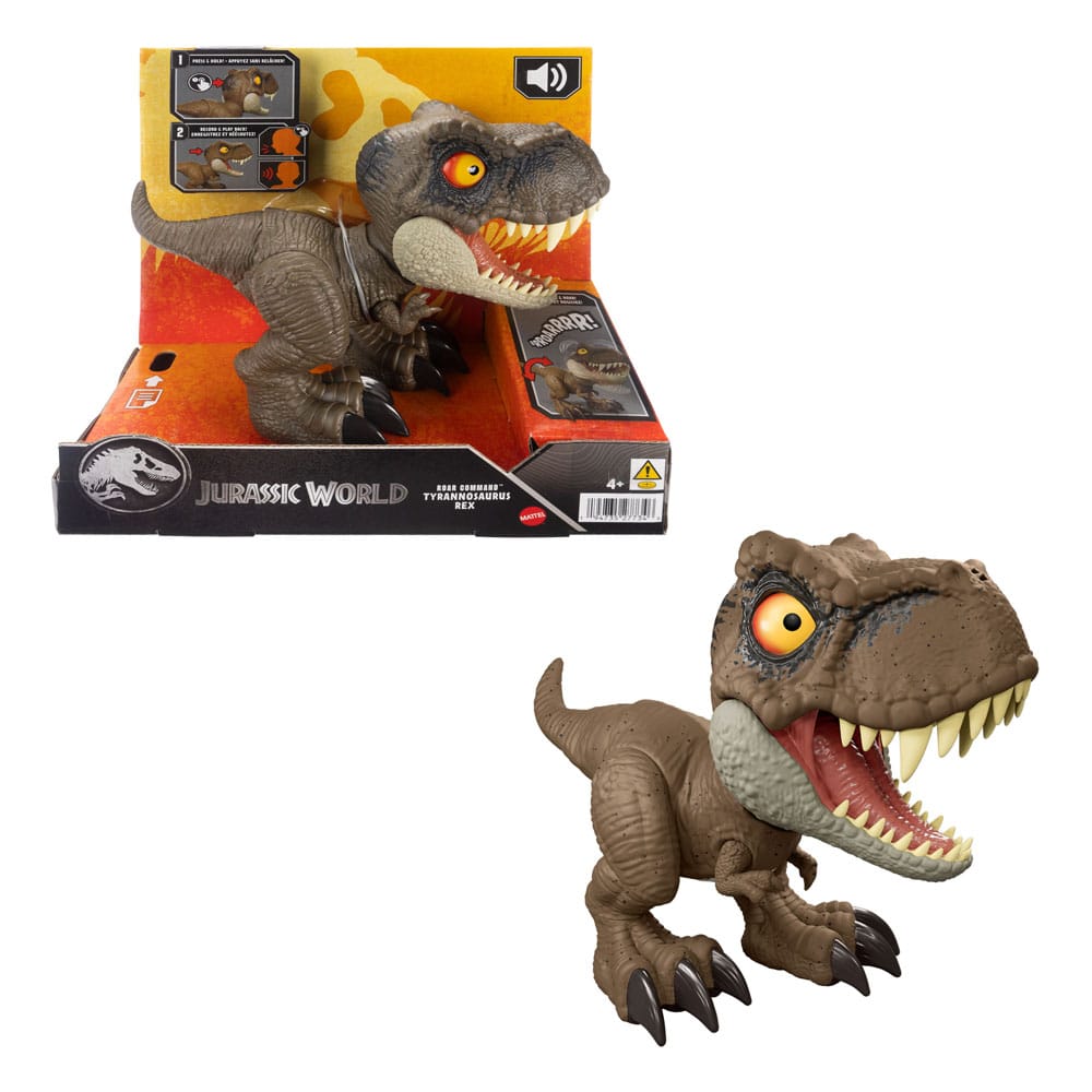 Jurassic World Actionfigur mit Sound Roar Command Tyrannosaurus Rex 16 cm