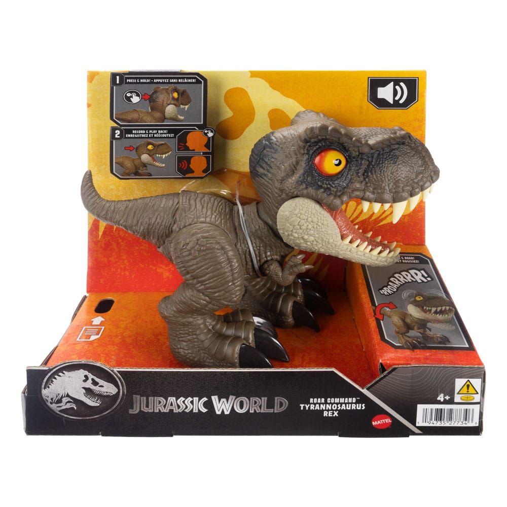 Jurassic World Actionfigur mit Sound Roar Command Tyrannosaurus Rex 16 cm