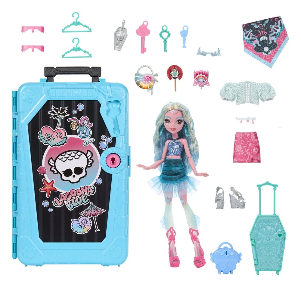 Monster High Skulltimate Secrets Puppe Destination: Gore-geous Oasis - Lagoona Blue