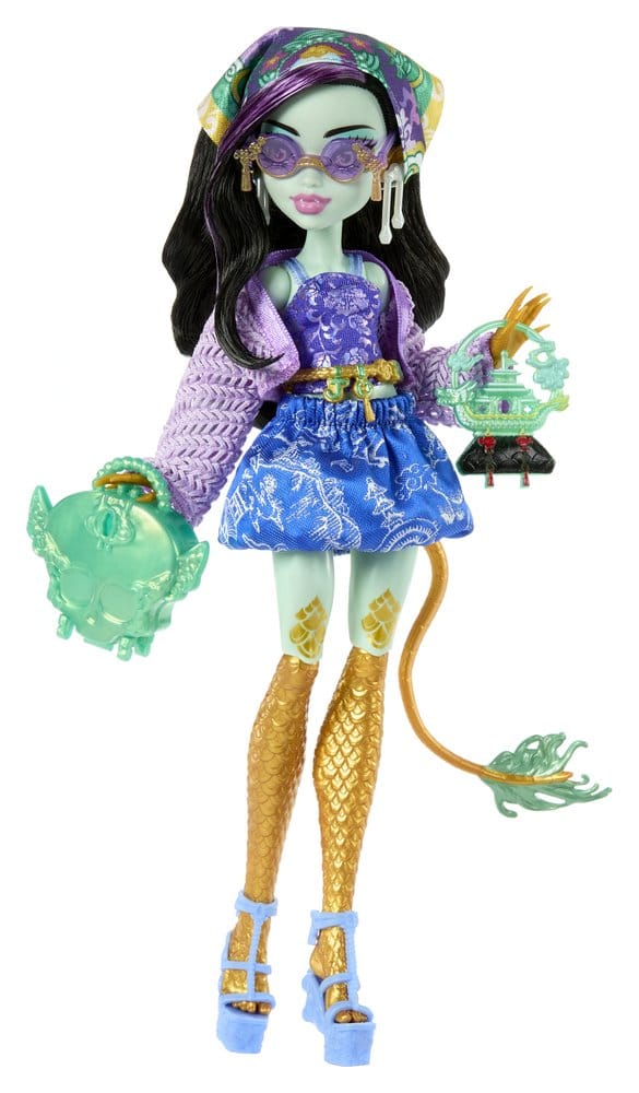Monster High Skulltimate Secrets Puppe Destination: Gore-geous Oasis - Jinafire Long