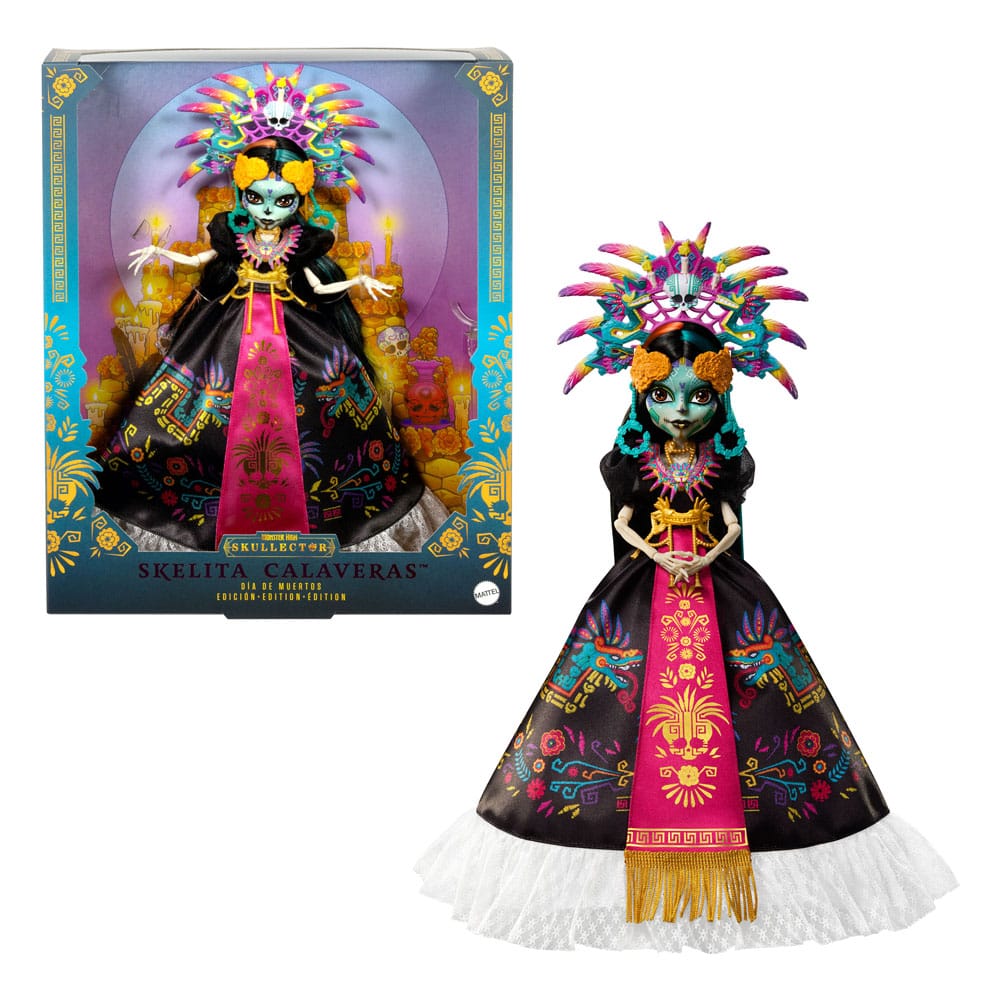 Monster High Skullector Puppe Skelita Calaveras Día de Muertos Edition 32 cm
