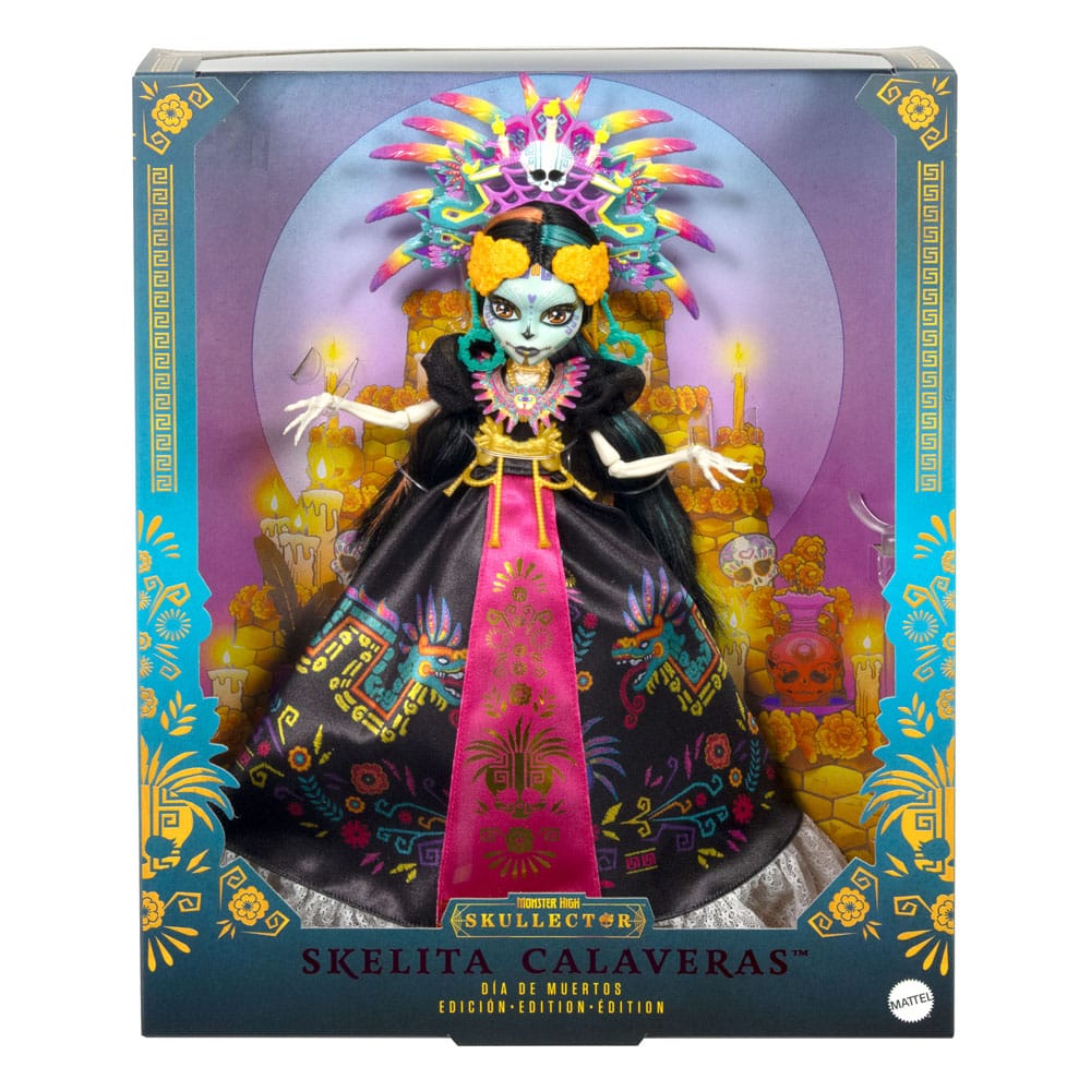Monster High Skullector Puppe Skelita Calaveras Día de Muertos Edition 32 cm