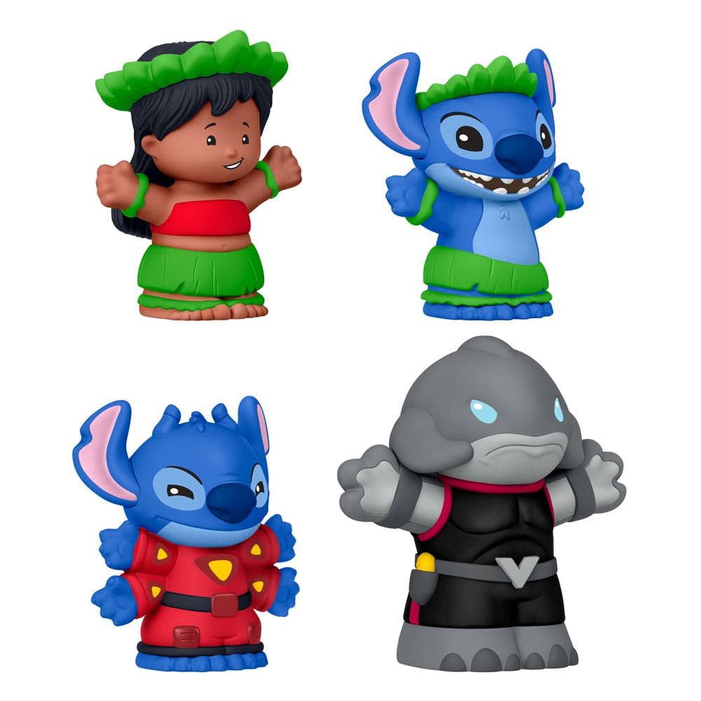 Lilo & Stich Little People Collector Minifiguren 4er-Pack 7 cm