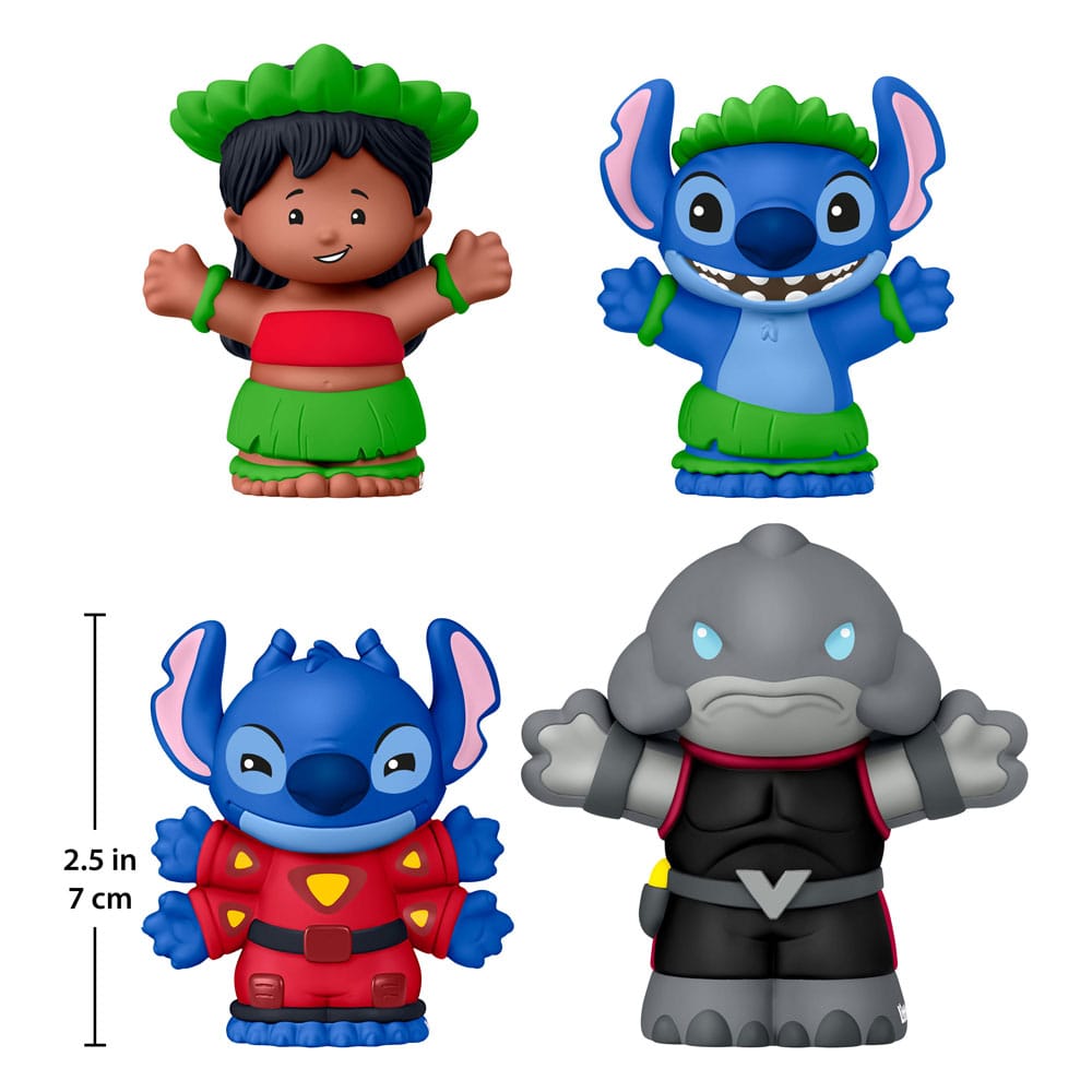 Lilo & Stich Little People Collector Minifiguren 4er-Pack 7 cm
