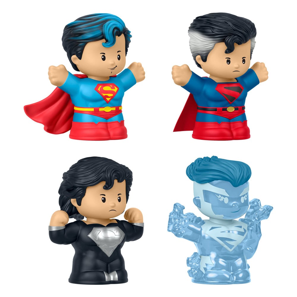 DC Comics Little People Collector Minifiguren 4er-Pack Superman: Through the Ages 7 cm