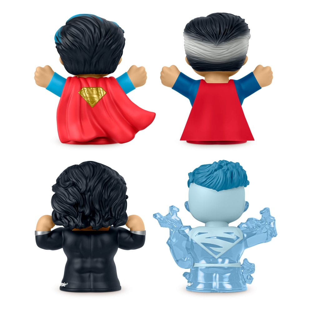 DC Comics Little People Collector Minifiguren 4er-Pack Superman: Through the Ages 7 cm
