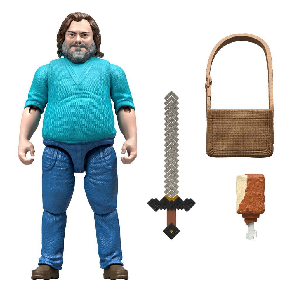 Ein Minecraft Film Actionfigur Steve 10 cm