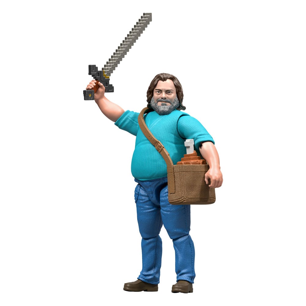 Ein Minecraft Film Actionfigur Steve 10 cm