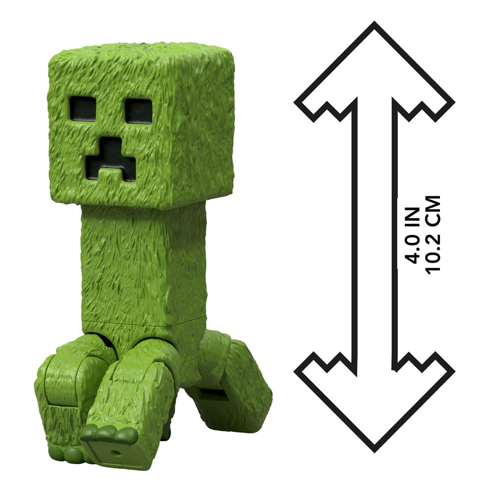 Ein Minecraft Film Actionfigur Creeper 10 cm