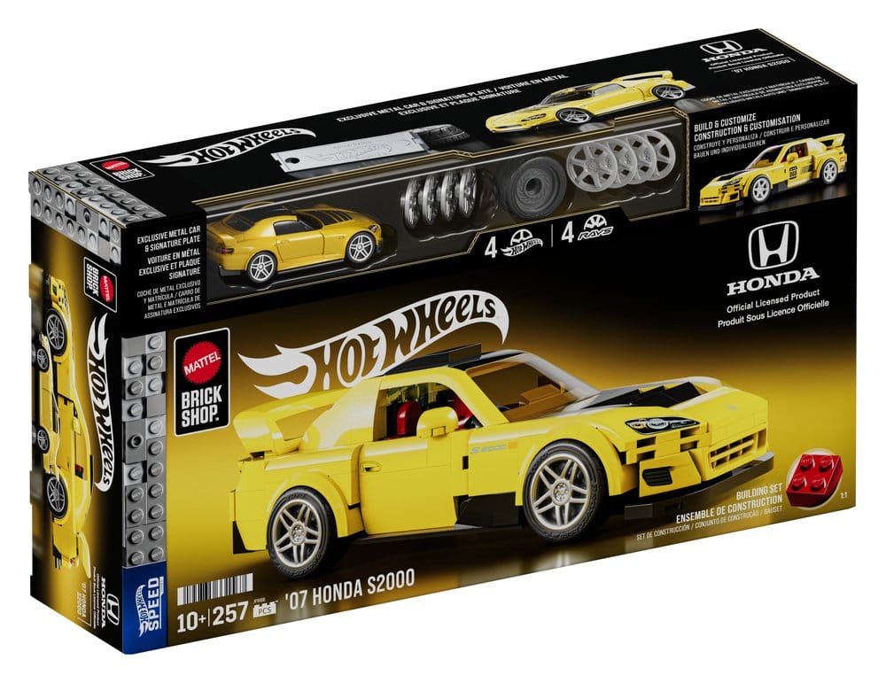 Hot Wheels Speed Series Mattel Brick Shop Bauset 1/32 '07 Honda S2000
