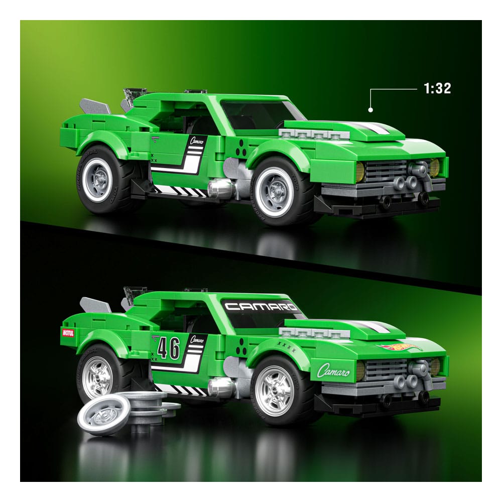 Mattel Brick Shop Hot Wheels Speed Series Bauset 1/32 Custom '68 Camaro