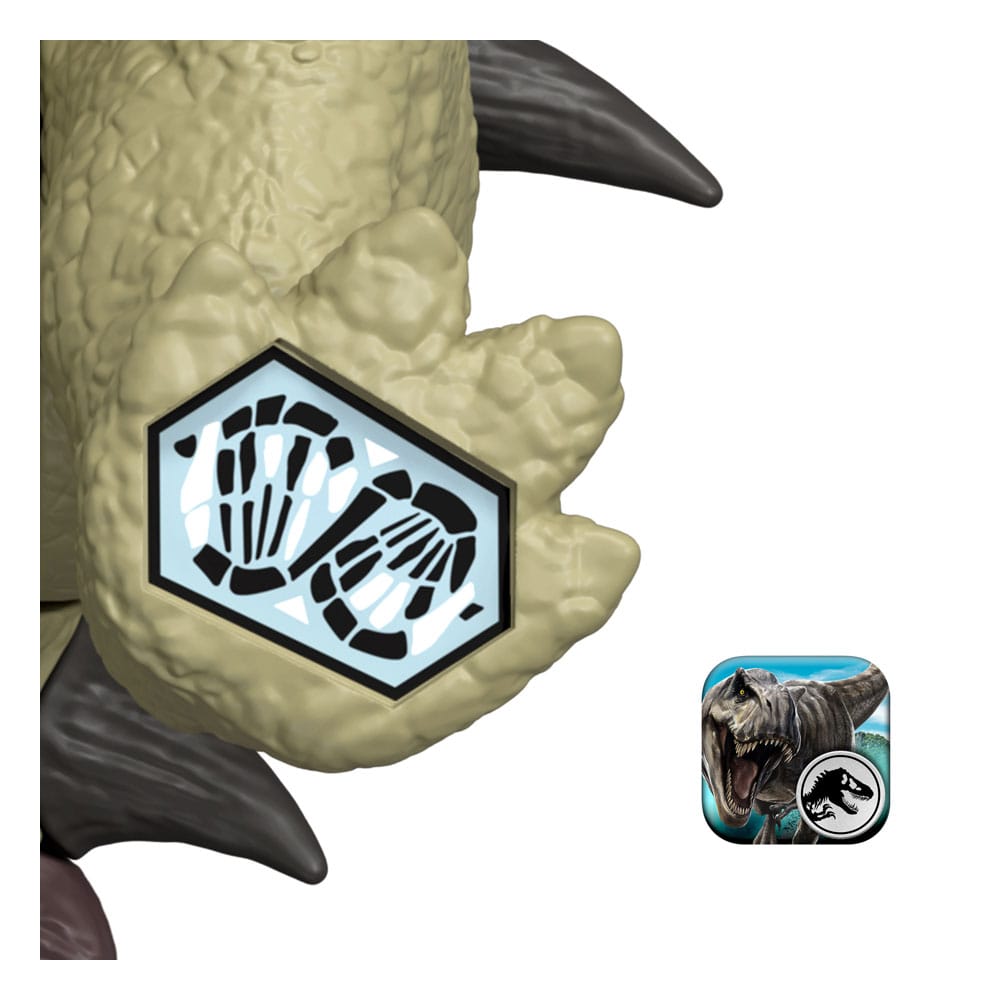 Jurassic World: Die Wiedergeburt Actionfigur mit Sound Wild Roar Ankylosaurus 7 cm