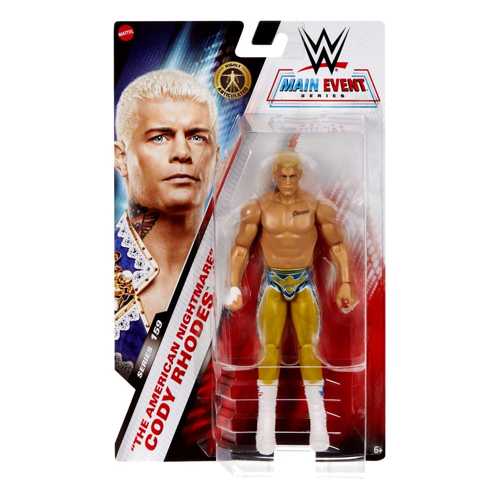 WWE Main Event Series Actionfigur "The American Nightmare" Cody Rhodes 15 cm