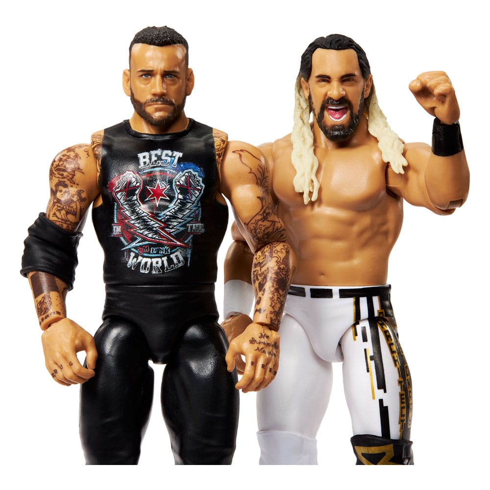 WWE Main Event Showdown Actionfiguren CM Punk vs Seth "Freakin" Rollins 2-Pack 15 cm