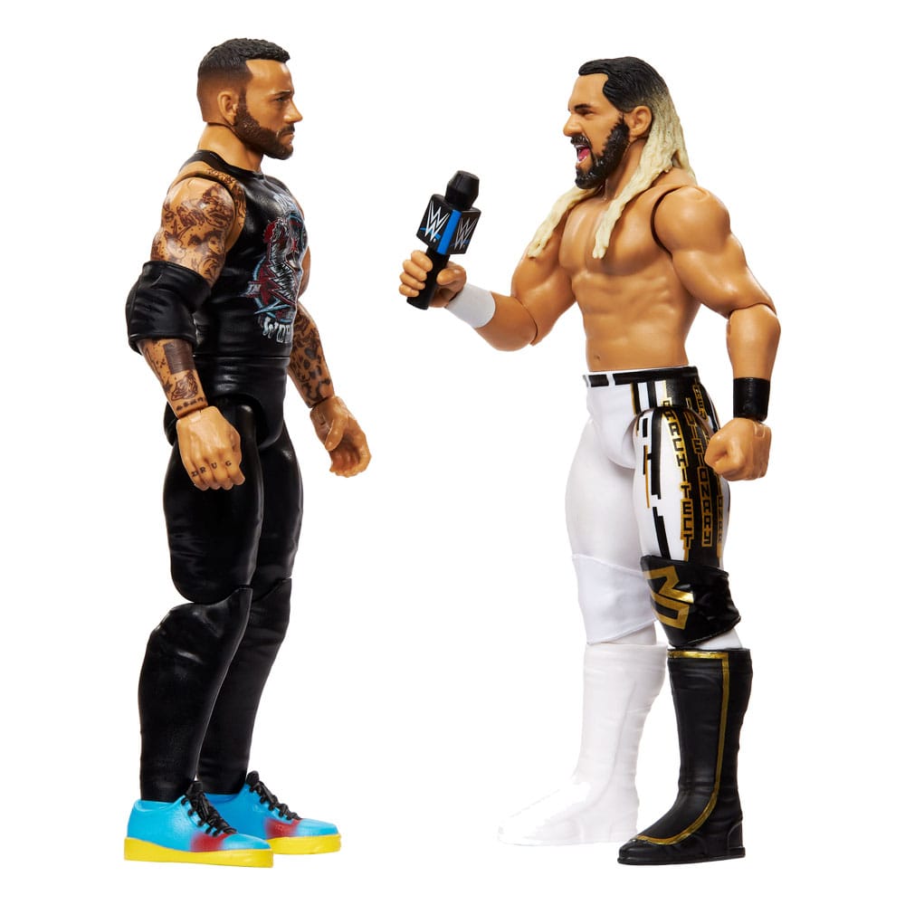WWE Main Event Showdown Actionfiguren CM Punk vs Seth "Freakin" Rollins 2-Pack 15 cm