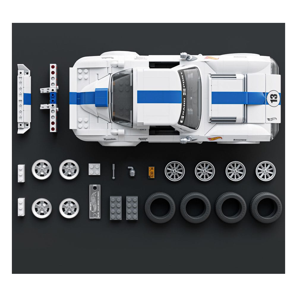 Mattel Brick Shop Hot Wheels Elite Series Bauset 1/16 Corvette Grand Sport