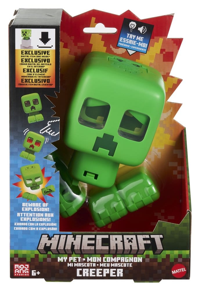Minecraft Interaktive Figur My Pet Creeper 14 cm