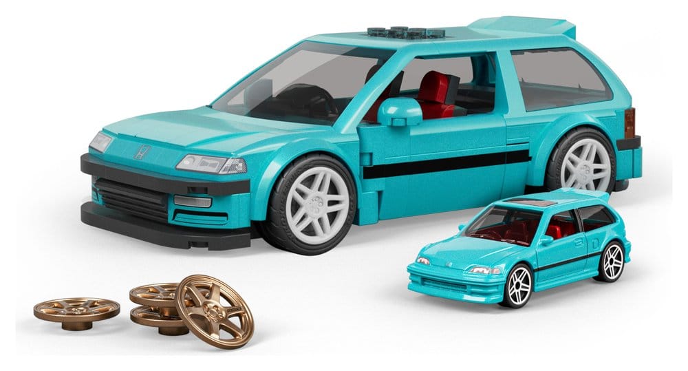 Hot Wheels Speed Series Mattel Brick Shop Bauset 1/32 Custom ’90 Honda Civic EF