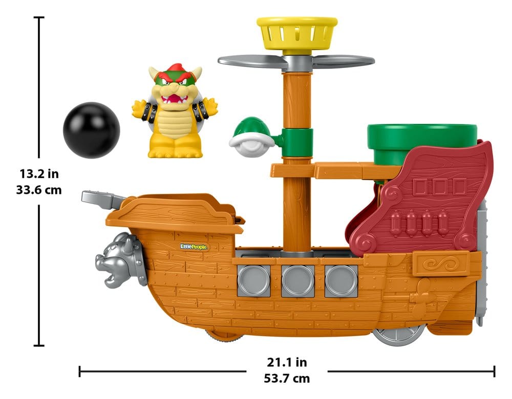 My Mario Little People Spielset Bowsers Luftschiff