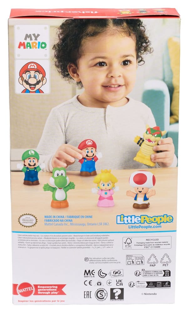 My Mario Little People Collector Minifiguren 6er-Pack 7 cm